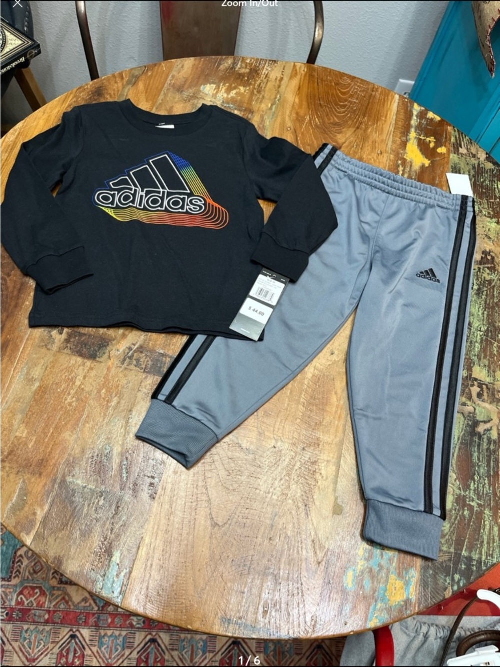 NWT Adidas Boys 2 Piece Set